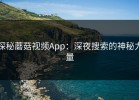 探秘蘑菇视频App：深夜搜索的神秘力量