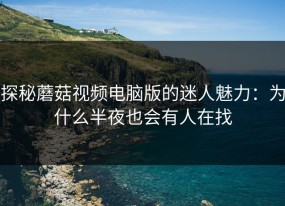 探秘蘑菇视频电脑版的迷人魅力：为什么半夜也会有人在找