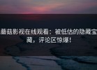 蘑菇影视在线观看：被低估的隐藏宝藏，评论区惊爆！