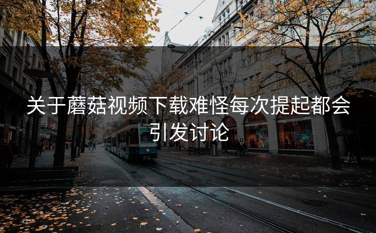 关于蘑菇视频下载难怪每次提起都会引发讨论