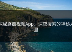 探秘蘑菇视频App：深夜搜索的神秘力量