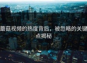 蘑菇视频的热度背后，被忽略的关键点揭秘